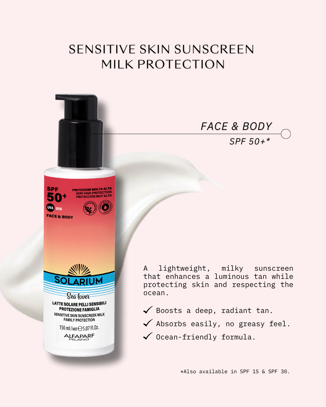 Solarium Sensitive Skin Sun Cream
