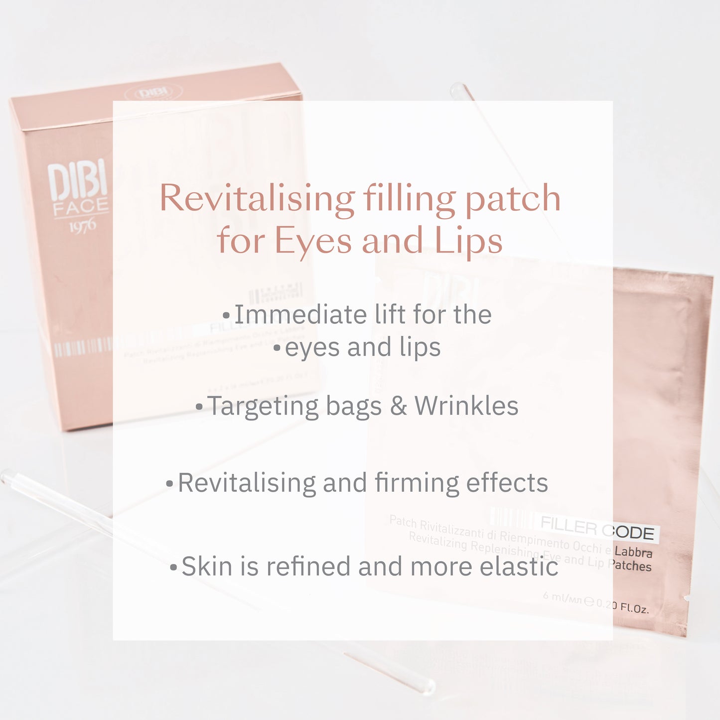 Filler Code Revitalizing Replenshing Eye and Lip Patches