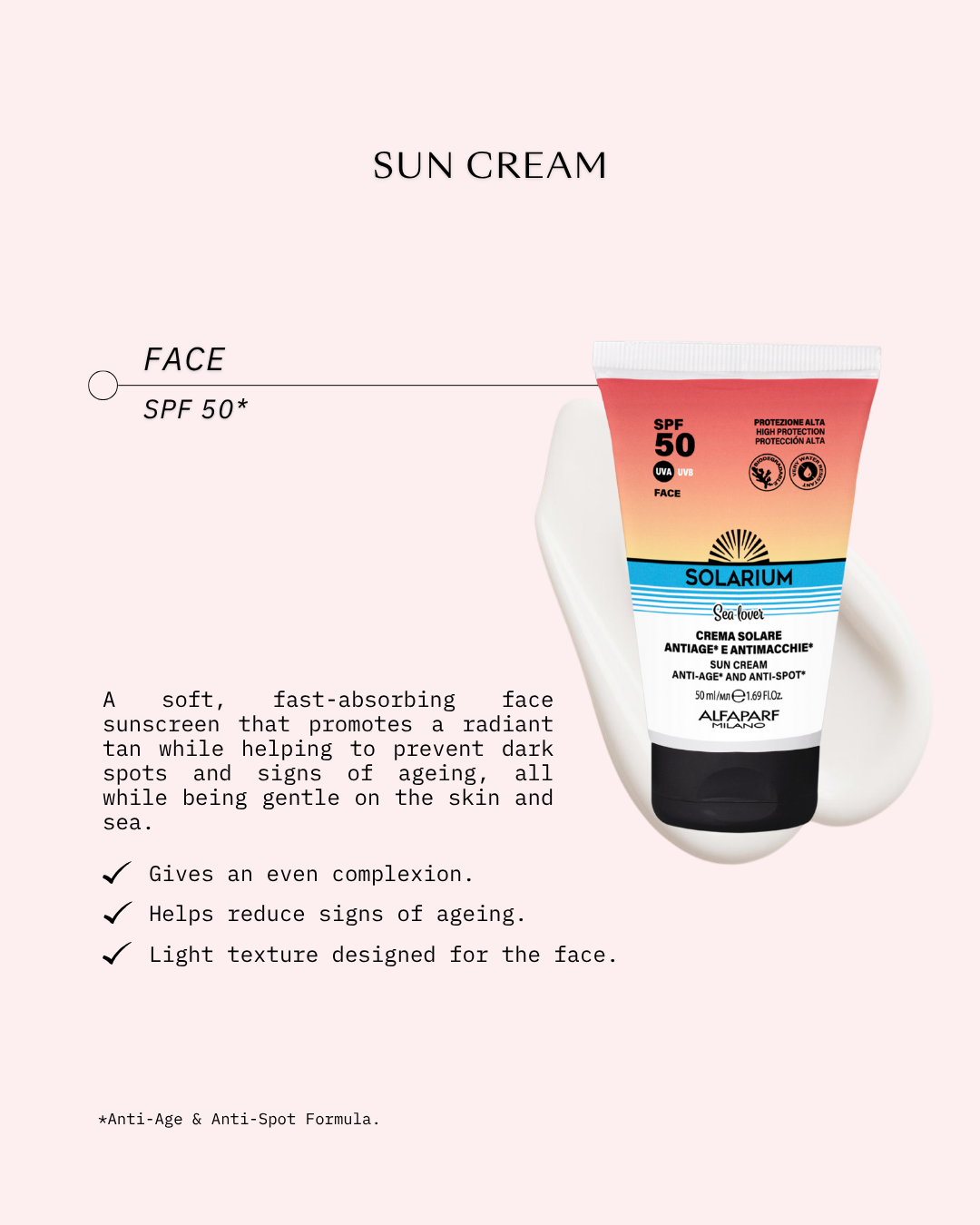 Solarium Anti-Age / Anti-Spot Sun Cream